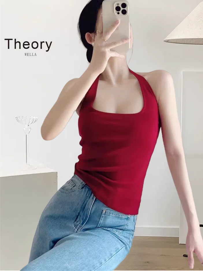 T.heorywella甜辣小吊带上衣