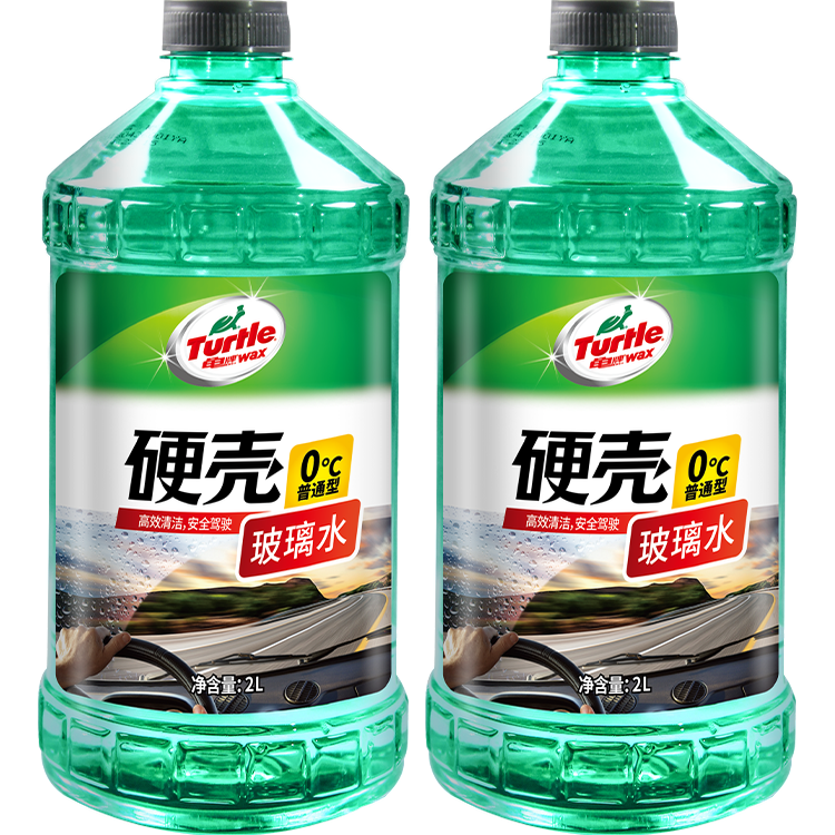 龟牌玻璃水汽车强力去污油膜冬季