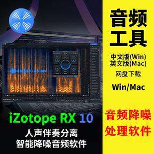 臭氧10 音频修复音乐降噪软件人声伴奏噪音 中文版 iZotope