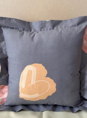 床上大靠枕套不含芯60x60大抱枕套定制65x65靠垫套50x50纯棉45x45