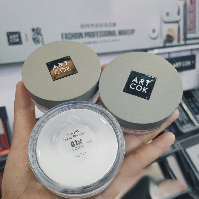 香港ARTCOK埃客HD水雾定妆粉 散粉柔焦哑光雾面蜜粉控油持久不脱