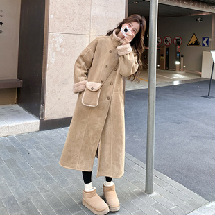 皮毛一体加厚外套配小包2038829P235K318 长款 2025冬季 新款