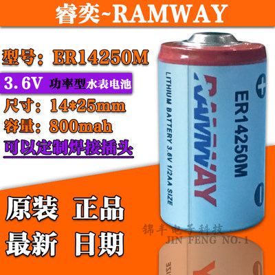 RAMWAY水表电池ER14250M代替日月