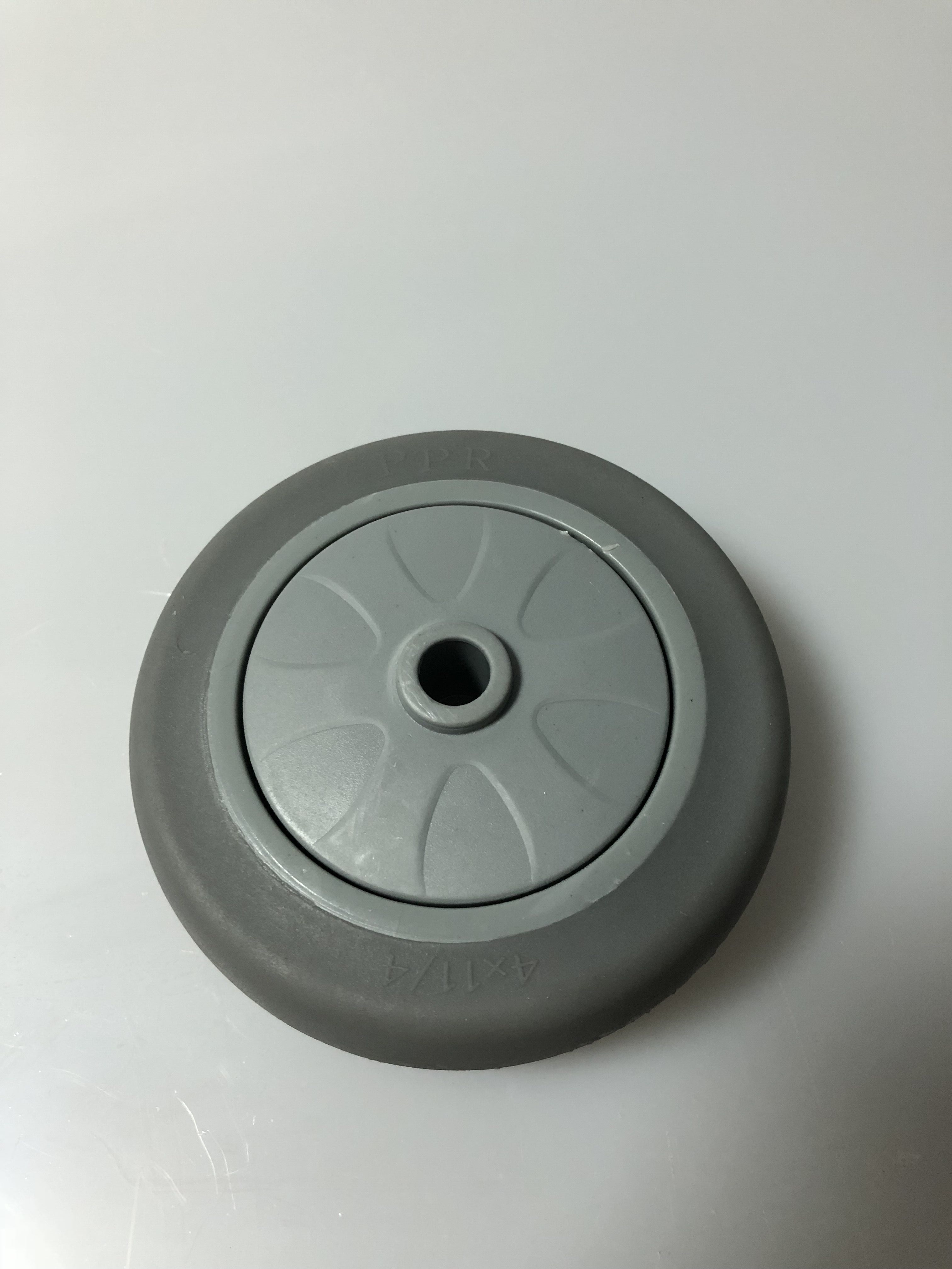 6寸单轴tpr静音橡胶脚轮
