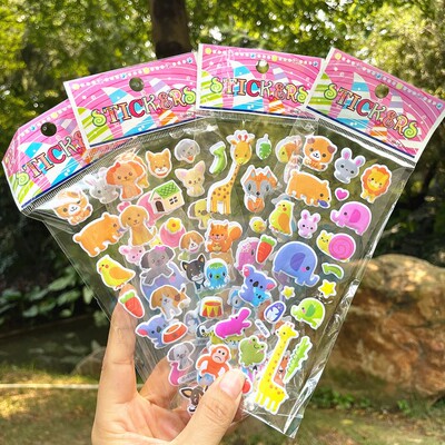 幼儿园用奖励贴纸动漫小贴画幼儿园儿童卡通贴纸泡泡贴泡沫贴多款