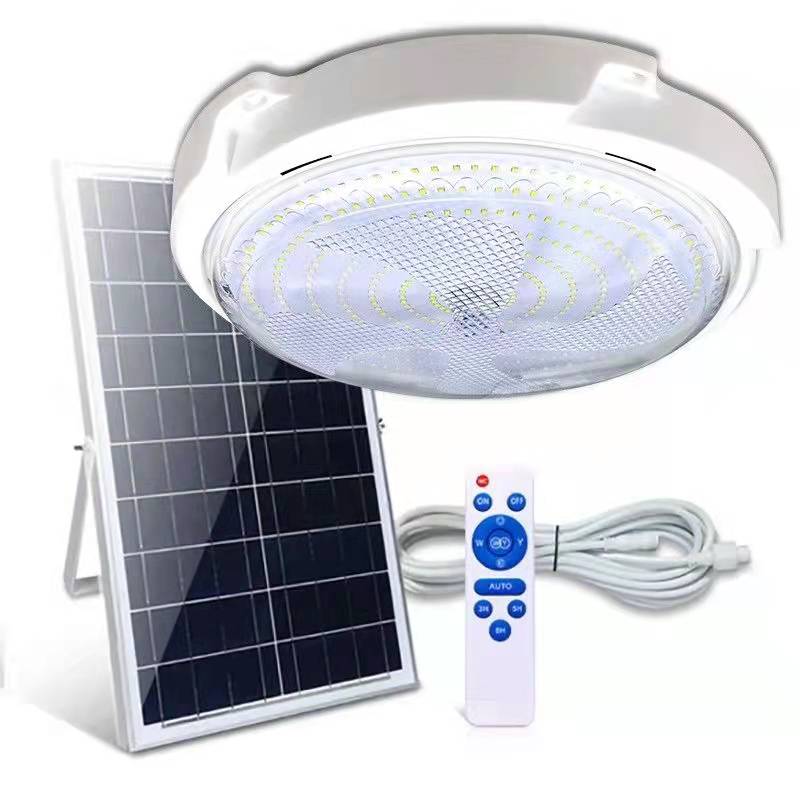led光伏太阳灯家用室内智能自动控制开关吸顶灯超亮阳台走廊过道
