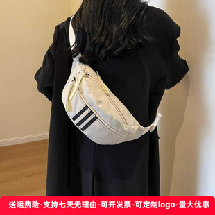 2025新款潮ins时尚腰包运动斜挎胸包百搭休闲尼龙布单肩斜挎女包
