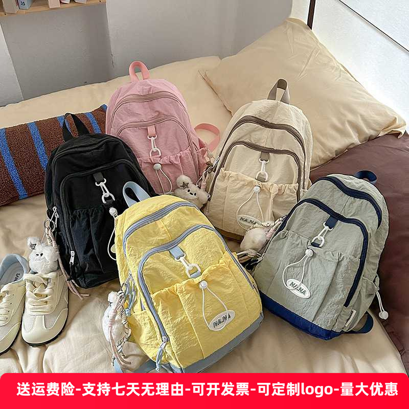 日系校园减负双肩包40