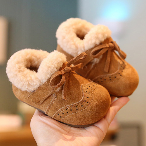 【2183人看过】真皮宝宝学步棉鞋