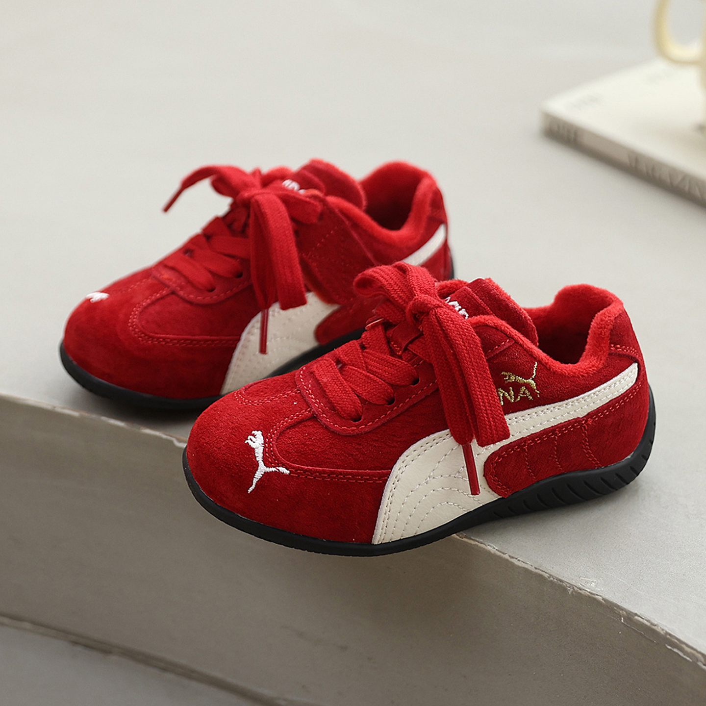 【YYG正品】保暖儿童加绒运动鞋