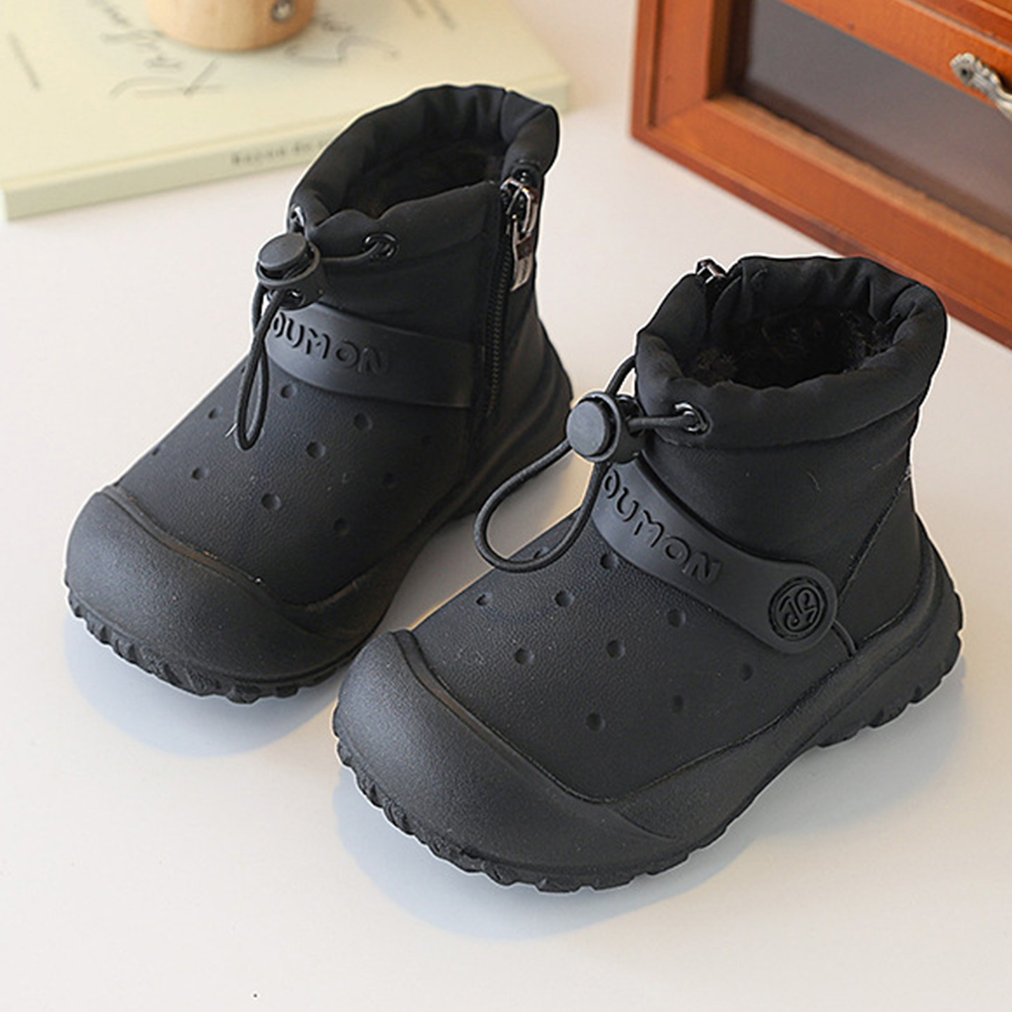韩版户外防水儿童雪地靴2025新款加绒加厚男女童鞋大棉鞋宝宝冬鞋,童鞋/婴儿鞋/亲子鞋,雪地靴,淘宝优惠券,粉丝福利购,淘宝优惠卷