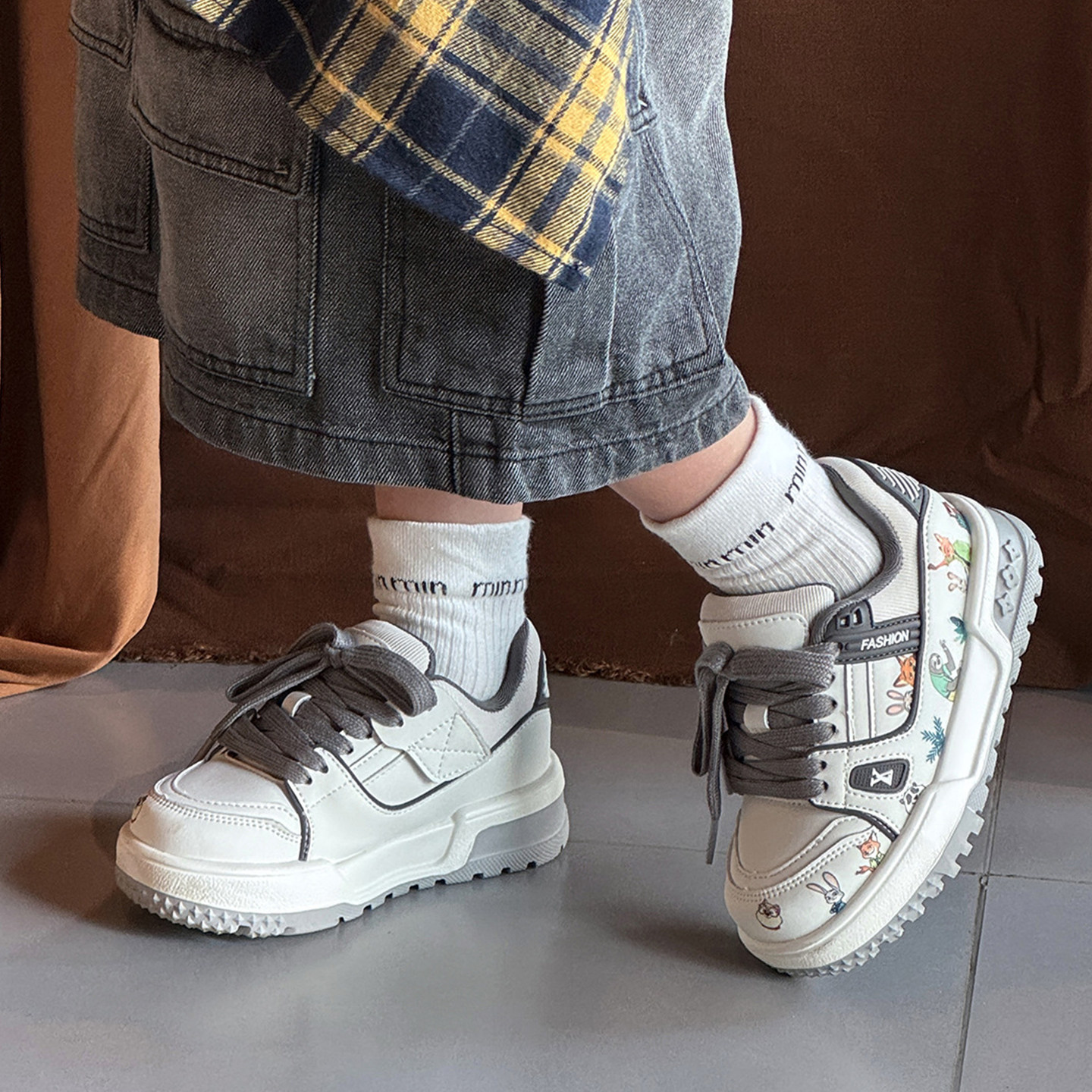 潮牌童鞋男童卡通板鞋2026春季新款儿童小白鞋中大童百搭休闲鞋子,童鞋/婴儿鞋/亲子鞋,板鞋,淘宝优惠券,粉丝福利购,淘宝优惠卷