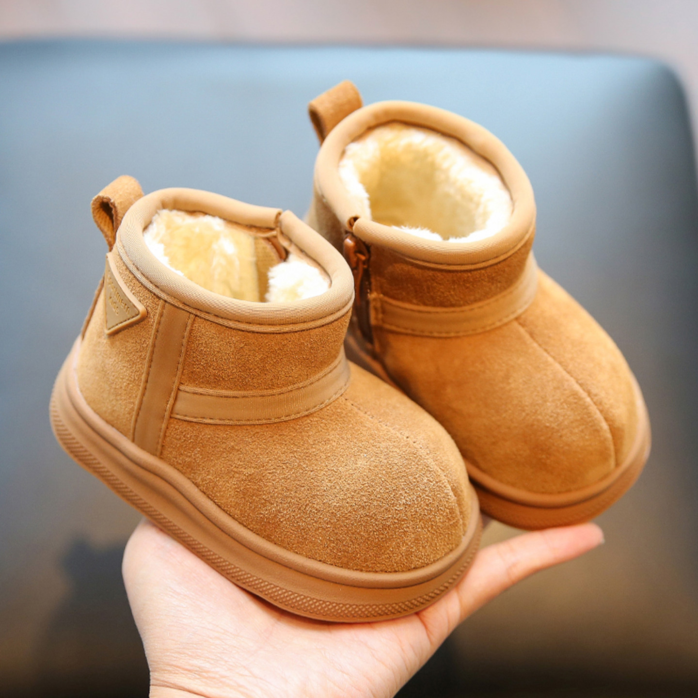 卡皮巴拉儿童雪地靴冬季婴儿学步棉鞋1-3岁2男女宝宝鞋子加绒加厚,童鞋/婴儿鞋/亲子鞋,学步鞋,淘宝优惠券,粉丝福利购,淘宝优惠卷