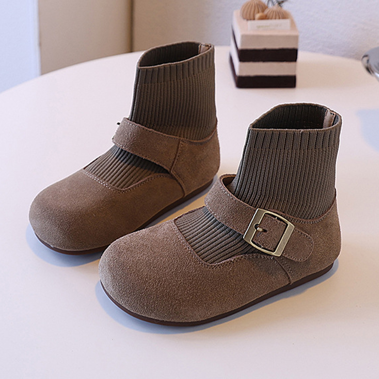 【全网热销】书萌儿童袜靴玛丽珍