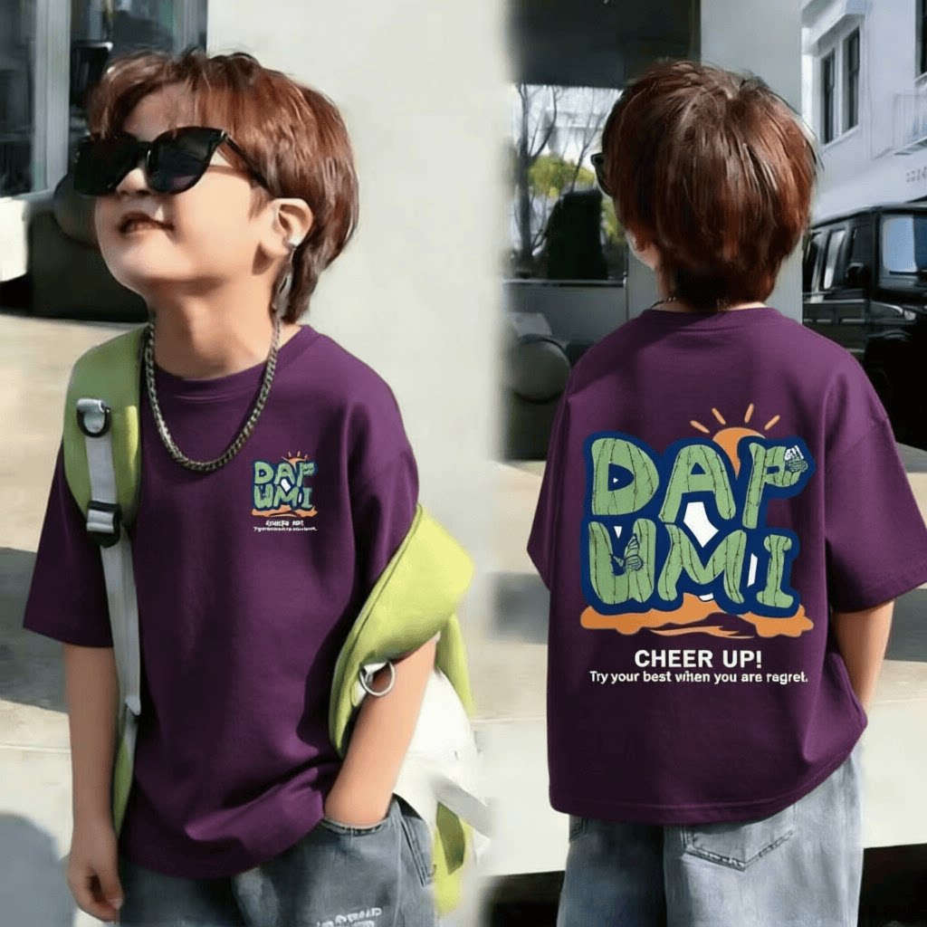 【纯棉】儿童夏季百搭短袖T恤韩版爆款男童中小童宝宝学院上衣t恤