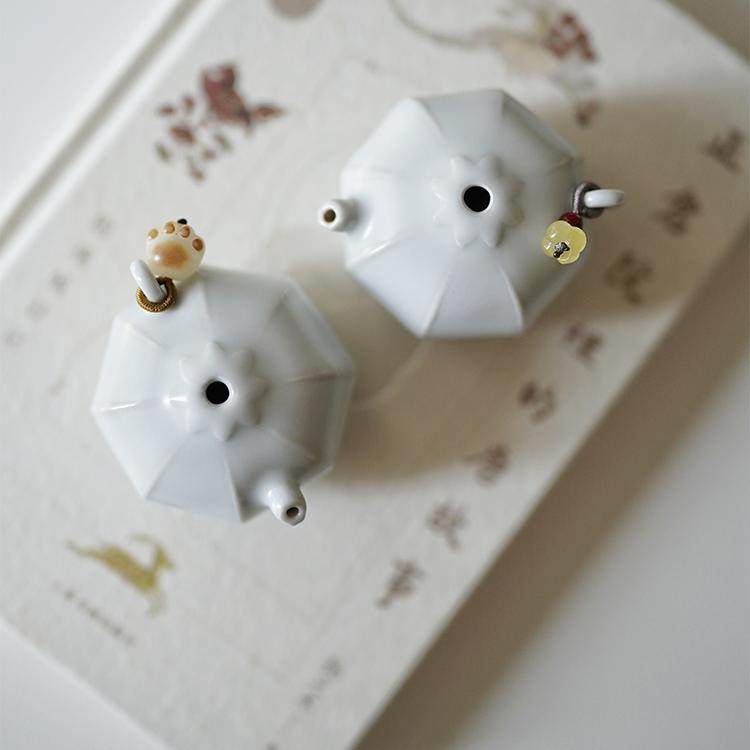 瓷器汝釉南瓜水滴文房四宝