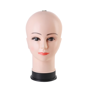 硬壳女头模型假人头戴帽子假发饰品头模道具塑料模特头商超展示