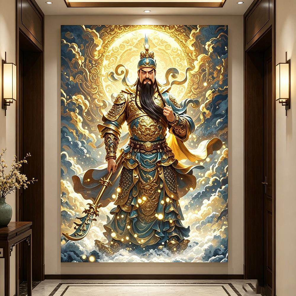 新中式金身关公武财神帝