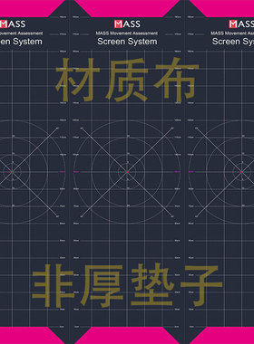 动作质量评估表地垫私教运动康复训练贴mass movement assessment