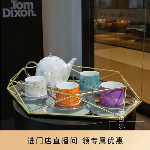 英国LSA 宝格丽酒店同款咖啡杯下午茶杯彩陶瓷茶壶咖啡壶意式茶壶