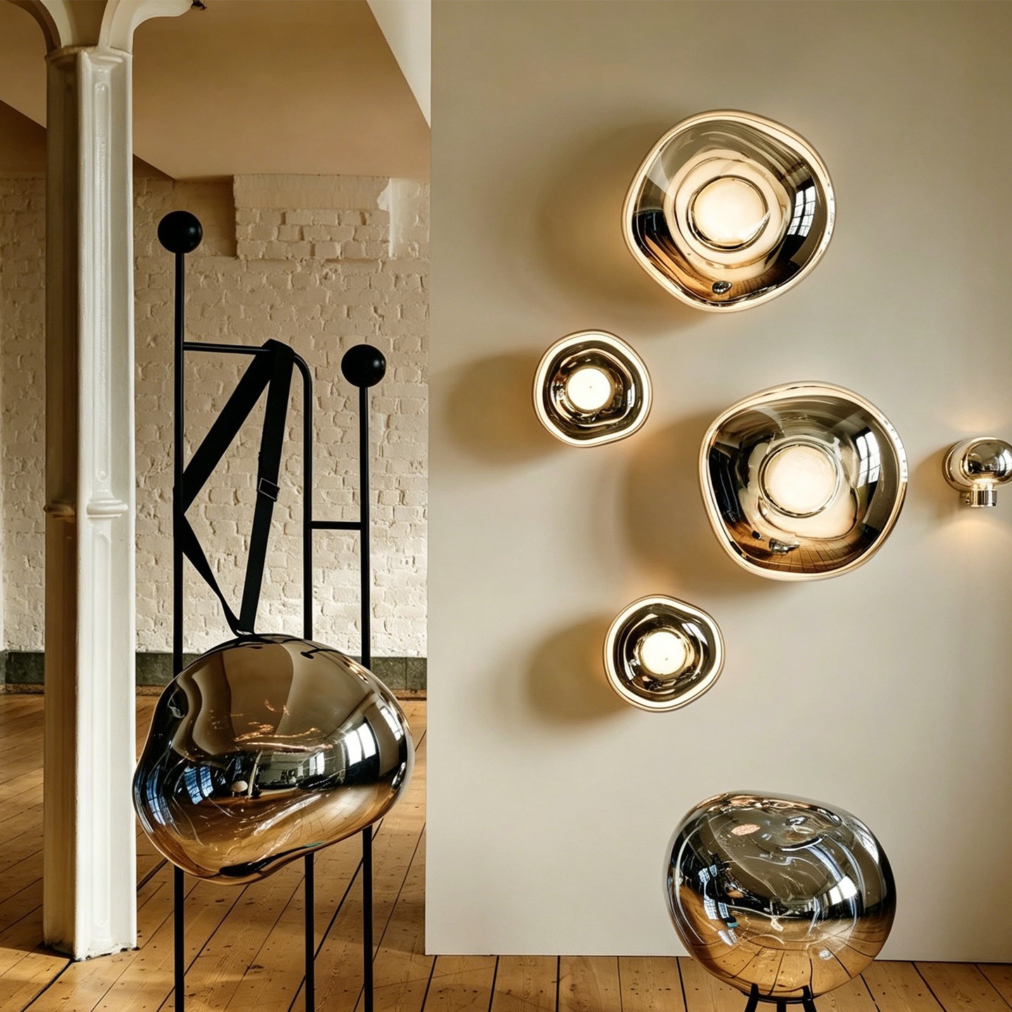 TomDixon Melt熔岩壁灯玄关过道阳台墙面氛围装饰高级感镀铬灯