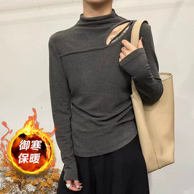 小众设计感时尚长袖T恤女