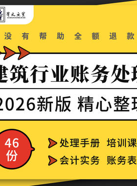 建筑施工企业行业会计账务税务处理核算流程培训ppt进度计划表格