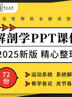 系统解剖学教学PPT课件骨学肌学关节消化呼吸泌尿生殖系统脑神经