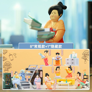 正版超活化仕女盲盒打工者日常办公室故事潮玩52toys精致手办摆件
