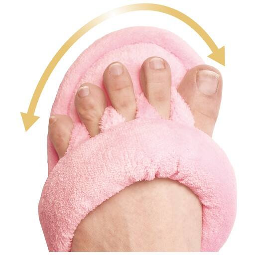 日本进口记忆海绵五指拖鞋室内毛毛地板鞋缓解疲劳放松家居分趾鞋