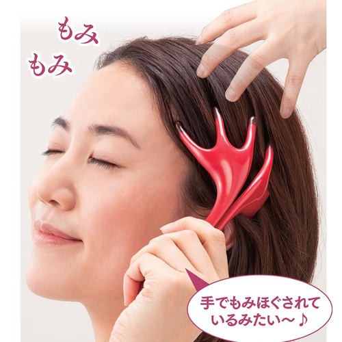 日本仿人手揉捏头皮穴位按摩器头疗按压解压八爪鱼抓头按头抓器