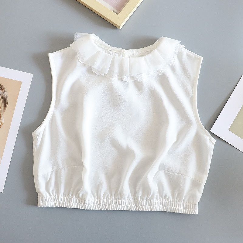 百搭雪纺蕾丝领假领子