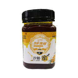 新疆蜂蜜 阿勒泰 喀纳斯禾木特产 彭氏蜂蜜500克 沙棘蜜