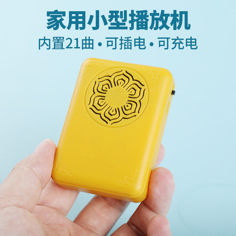 小型家用播放器充电插电双用21首