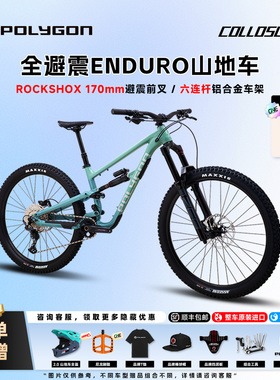 POLYGON COLLOSUS N7整车进口软尾ENDURO全避震山地车限量发售