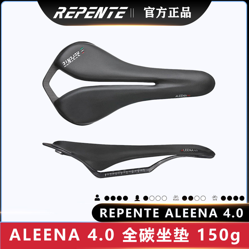REPENTE ALEENA 4.0意大利进口全碳纤维山地车公路车超轻座垫通用