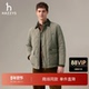 商场同款 Hazzys哈吉斯男士 绗缝棉服2025冬季 新款 巴恩风外套潮
