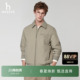 男士 Hazzys哈吉斯春季 通勤休闲保暖拉链夹克外套上衣 翻领棉服