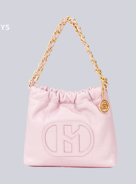 Hazzys哈吉斯通勤手提流浪包女士时尚休闲纯色斜挎包磁扣手提包