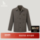 毛呢混纺翻领短款 大衣 新品 男装 商场同款 HAZZYS哈吉斯2025秋季