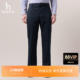 商场同款 通勤休闲裤 Hazzys哈吉斯秋季 宽松版 长裤 男士