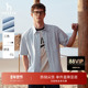 衬衫 Hazzys哈吉斯夏季 衬衣外套工装 短袖 休闲时尚 通勤男士