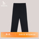 潮流裤 Hazzys哈吉斯简约休闲裤 时尚 女士春秋季 子 直筒纯色长裤