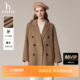 宽松大衣女士英伦风休闲时尚 Hazzys哈吉斯中长款 外套 秋冬甄选