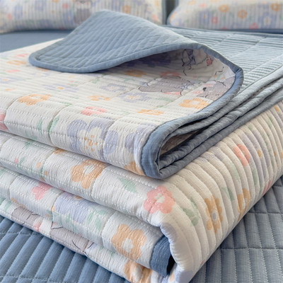 双层纱床盖床垫护垫褥子可定制