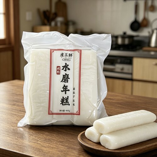 临期特价 虞三胖宁波水磨年糕农家手工年糕条炒年糕400g浙江特产
