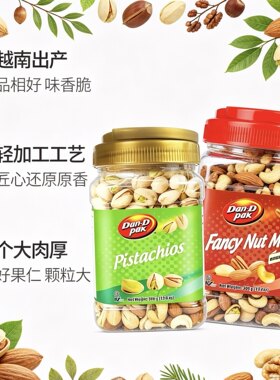 临期特价 丹帝DANDPAK越南原装进口丹帝原味开心果380g/什锦果仁