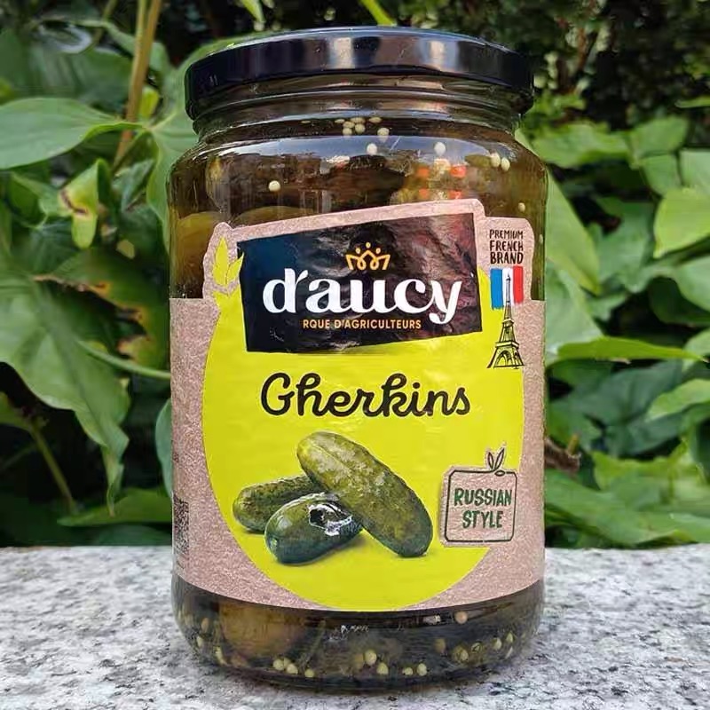 临期特价 Daucy印度进口多蔬俄式酸黄瓜罐头710g开胃下饭菜腌黄瓜