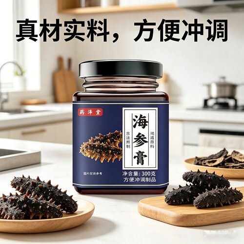 临期特价润养集海参膏300g人参黄精山药龙眼枸杞牛蒡根等方便冲饮
