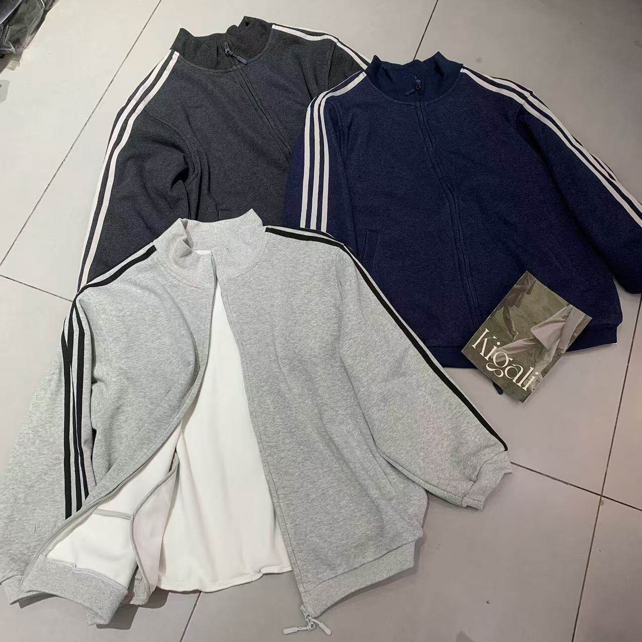 复合婴儿绒卫衣立领外套休闲百搭上衣G